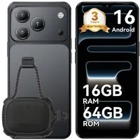 blackview WAVE 7C (16+64/128GB) 60HZ 5000mAh und Bluetooth-Lautsprecher Smartphone (6.56 Zoll, 64 GB Speicherplatz, 32 MP Kamera, 4G Dual SIM/Face ID/IP54/GPS/3 Jahre Garantie)