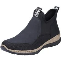 Rieker Schlupfboots Slipper, Slip-on Sneaker, Stiefelette mit MemoSoft-Innensohle