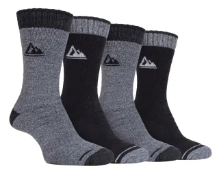 STORM BLOC - 4 Paar Herren Cushion Sole Wandern Arbeit Boot Socken