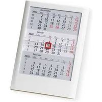 Saphir-Tec Terminkalender Tischkalender / Wandkalender 2027/2028 weiß