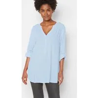 bonprix Tunika Casual Stil, Regular Fit, mit Rundsaum, mit Knopfleiste