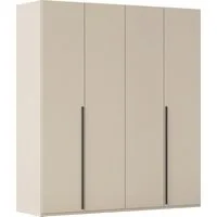 rauch Drehtürenschrank Kleiderschrank Schrank Garderobe Wäscheschrank BESTSELLER MONTCLAR (3 Ausstattungen BASIC/CLASSIC/PREMIUM (SOFT-CLOSE), Breiten 201-400 cm) Front in Glas/Hochglanz/Dekor/Grauspiegel in 5 Breiten MADE IN GERMANY
