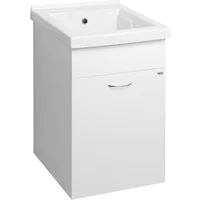 Aqualine Waschbeckenunterschrank Ausgussbecken Unterschrank 43x70x49,6cm, Weiß Aqualine-57034