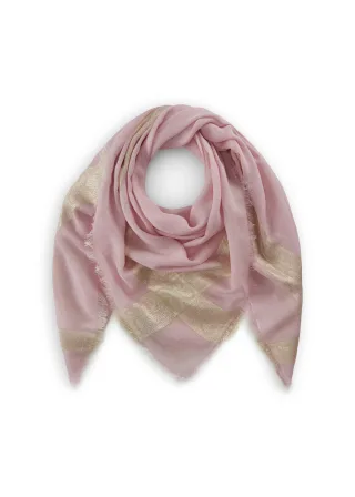 Lurex-Tuch aus Baumwolle pink - Gr. - one size