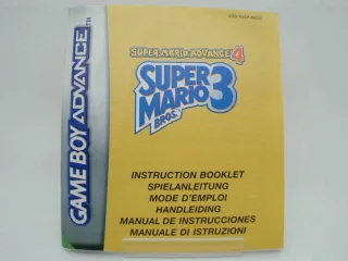 Super Mario Advance 4 - Super Mario Bros. 3 [Game Boy Advance] Anleitung