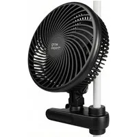 Grow Expert Wandventilator Oszillierender Grow Clip Ventilator - Umluftventilator für Grow Zelte, 250cm Kabel + 120° Oszillation – Längster & Weitester am Markt!