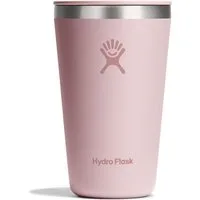 Hydro Flask Thermobecher 16 OZ All Around Tumbler Press-In Lid, 473 ml, 1-tlg., Edelstahl, Kompatibel mit Trinkhalmdeckel und verschließbaren Eindrückdeckel