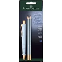 Faber-Castell Kugelschreiber FABER-CASTELL Kugelschreiber und Bleistifte Poly Ball Urban sky blue