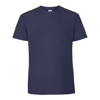 Fruit of the Loom Herren Iconic Premium Ringspun Baumwolle T-Shirt (Marineblau)