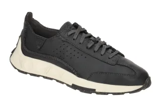 Clarks 26176156 7 CRAFT SPEED Herren Sneakers Blau - dark grey Echtleder flex...