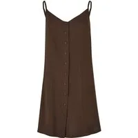 URBAN CLASSICS A-Linien-Kleid Urban Classics Damen Ladies Vicose Mini Dress (1-tlg)
