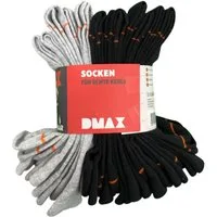 DMAX Businesssocken 10 Paar Herren BASIC Socken Strümpfe FÜR ECHTE KERLE Freizeitsocken