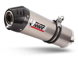 Sport Auspuff MIVV Oval Titan für Suzuki GSX 1250 FA Bj. 2009-2016 Typ: WVCH1 mit ABE