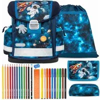 Belmil Schulranzen Set Classy 10-teilig 2025 Jungen Infinity Space