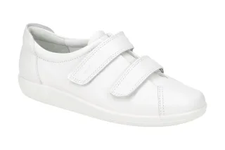 Ecco 20651301002 SOFT 2.0 Damen Slipper - Halbschuhe, Wei? Bright White, Bequ...