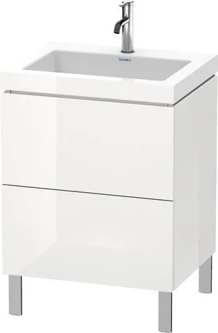 Duravit L-Cube c-bonded Set bodenstehend Weiß Hochglanz 600x480x698 mm - LC6936O8585 LC6936O8585