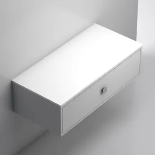Neuesbad Konsole / Möbelabdeckplatte 105x50x1,5cm, Mineralguss (Solid Surface), weiss matt NB1DRKPL105-WE
