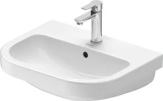 Duravit D-Code Waschtisch 550x430mm, M.Überlauf, Mit 1 Hahnloch  2398550000