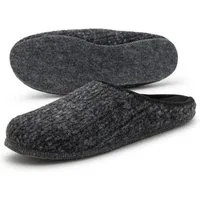 Pantoffelmann Pantoffeln Filzsohle leichte Filzpantoffel Herren Damen Hausschuhe Pantoffel (1 Paar) Filzpantoffeln, Gästepantoffel besonders leicht