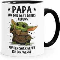 MoonWorks Tasse Tasse Geschenk Papa Sprüche Geschenkidee Vatertag Lustig Motiv, Keramik