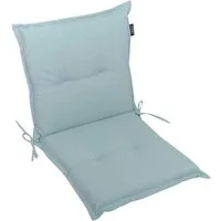 LILENO HOME Polsterauflage Gartenstuhl Niedriglehner Auflage, bequeme Sitzauflage für Gartenmöbel, (1 St., 1er Set), Polsterauflage Aqua, Sitzpolster für Klappstühle