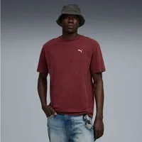 PUMA T-Shirt ESS ELEVATED RELAXED WASH TEE Kurzarm, für Freizeitaktivitäten, aus weichem Jersey-Material