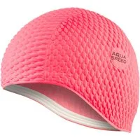 Aqua Speed Badekappe Bombasic / Bombastic TIC TAC (Schwimmkappe für Aqua Fitness), Elastische Aqua Fitness Schwimmhaube