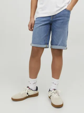 JACK&JONES - JJIRICK JJORIGINAL SHORTS MF 551 SN JNR Blue Denim - Gr. - 164