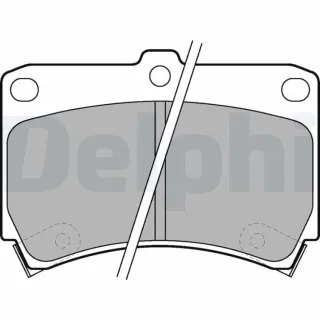 Delphi Bremsbel?ge vorne Kia Rio Mazda 121 323 Demio