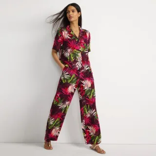 Gemusterte Schlupfhose für Damen, Damen, size: regular, Braun, Viskose, by Lands' End