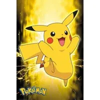 GB eye Poster Pokémon Poster Pikachu Neon 61 x 91,5 cm