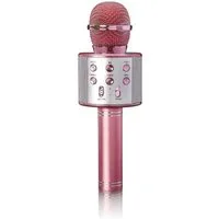Lenco BMC-040PK Karaoke-Maschine (Bluetooth, Micro SD/USB-Player, Voice Changer und Echo-Kontrolle)