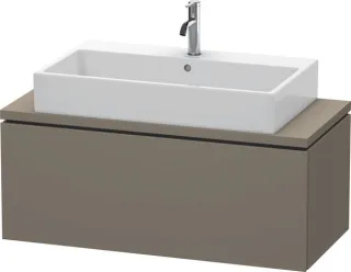 Duravit L-Cube Konsolenwaschtischunterbau wandhängend Flanell Grau Seidenmatt 1020x477x400 mm - LC58 LC580409090