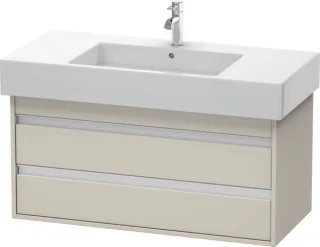 Duravit Ketho Waschtischunterbau wandhängend Taupe Matt 1000x455x480 mm - KT664109191 KT664109191