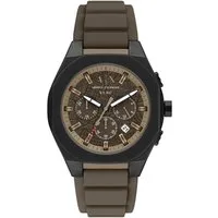 ARMANI EXCHANGE Chronograph SYNC AX4293, Quarzuhr, Armbanduhr, Herrenuhr, Silikonarmband, analog, Tag