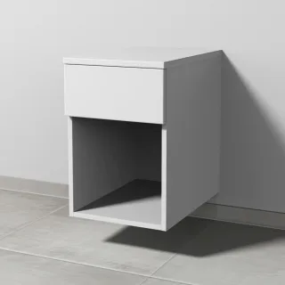 Sanipa Anbau-/Solitärschrank 2morrow (P2351) 510x350x520 Weiß-Matt, P235101 P235101