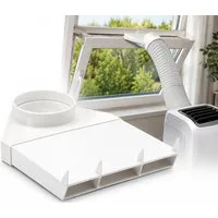 BlitzKasse Klimaanlagenschlauch Fensteradapter für Luftschlauch 10 cm für mobile Klimaanlagen Trockner