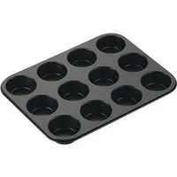 Zenker Backblech Zenker Muffinform BlackMetallic für 12 Stück 35 x, Metall