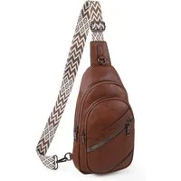 TAN.TOMI Umhängetasche Brusttasche Damen Sling Bag Rucksack Frauen Schultertasche, Handy Umhängetasche Crossbag Umhängen für Outdoorsport