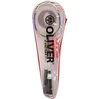Oliver Badmintonschläger Federball-Set Fresh 30 (2x Schläger, 3x Bälle, 1x Hülle)