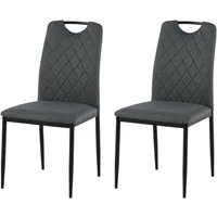 OTTO home Esszimmerstuhl Rom (Set, 2 St), bequemer Stuhl mit hochwertigem Stoffbezug und Griff im Rücken