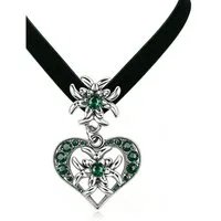 nsihing Ketten-Set Trachtenschmuck mit Anhänger Trachtenkette, Edelweiss,Dirndl-Schmuck, Schmuckset für Damen zum Oktoberfest, Bierfest und Trachtenfest