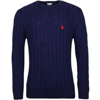 U.S. Polo Assn. Strickpullover Pullover Strick Zopfmuster (1-tlg)
