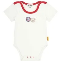 Steiff Body FC Bayern München, Body kurzarm, Baby, Weiß