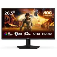 AOC Gaming-LED-Monitor (2560 x 1440, 0,03 ms Reaktionszeit, 240 Hz, OLED)