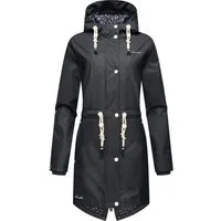 Navahoo Regenjacke Flower of Ocean Wasserdichter Damen Outdoor Regenmantel
