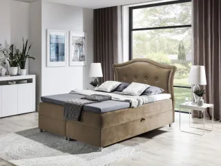 Boxspringbett Schlafzimmerbett BEDRAN 140x200cm in div. Farbvarianten
