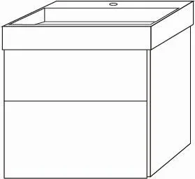 Sanipa Waschtischunterbau mit Auszügen 3way BP9831V