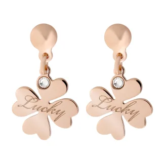 Orphelia 'Cardinale' Damen Ohrhänger aus 925 Sterling Silber - Rose ZO-7186/RG