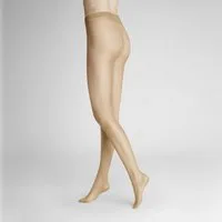 Hudson Feinstrumpfhose SIMPLY 20 15 DEN (2er Pack) transparente verstärkte Spitze, Komfortbund
